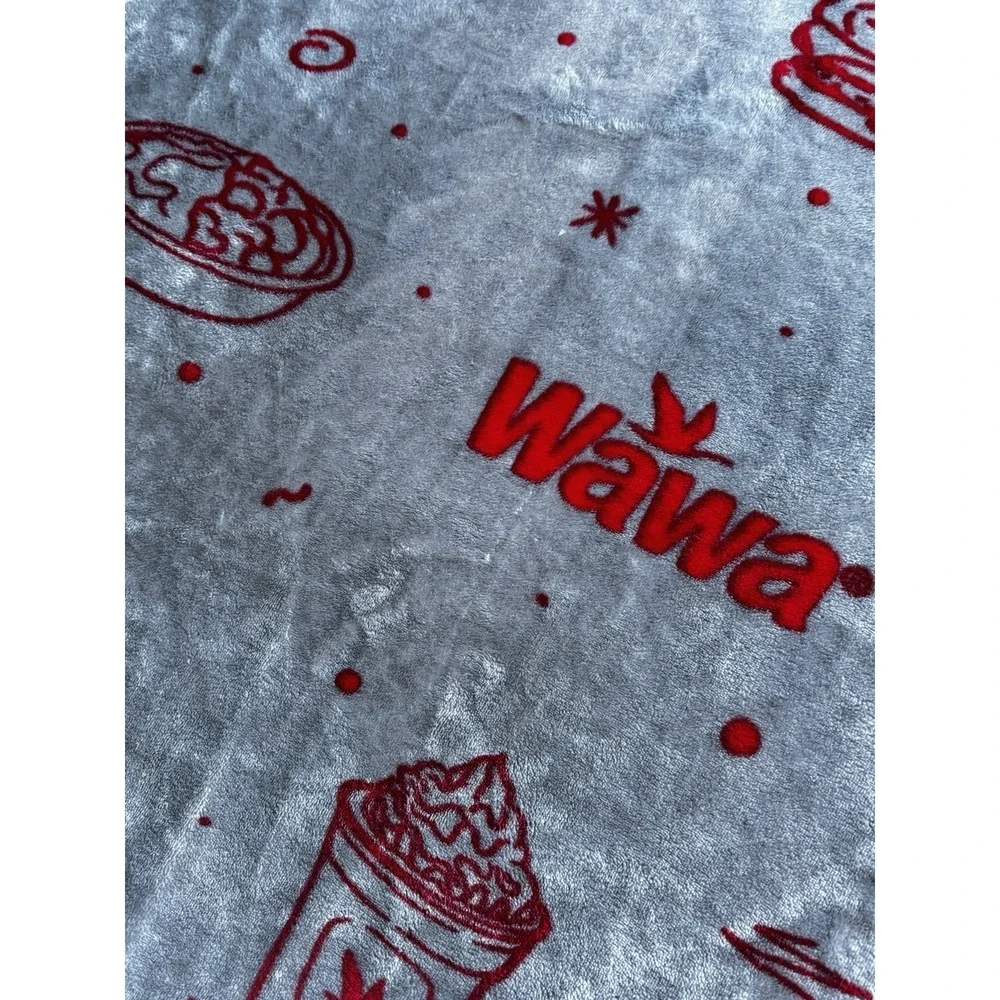 WAWA Goose, Coffee, Hoagie Logo Fleece Throw Blanket‎ - not avail in stores RARE